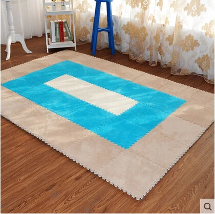 Бесплатная доставка Eva + мягкий коврик из искусственной кожи для дома плюшевый