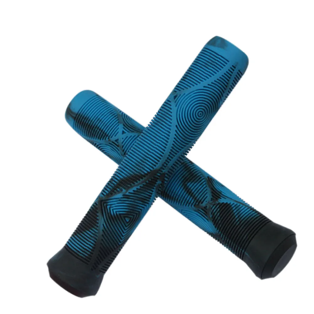black blue SENQI BMX Захваты фиксированной шестерни ручки длинной 170 мм смесь цвета BZT049 - Цвет: black blue