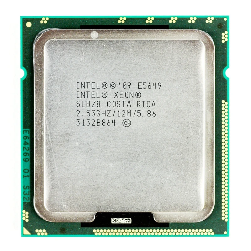 Процессор Intel Xeon E5649 2 53 ГГц 5.86gt/s 6core12mb LGA1366 SLBZ8|intel xeon|xeon e5649cpu processor |