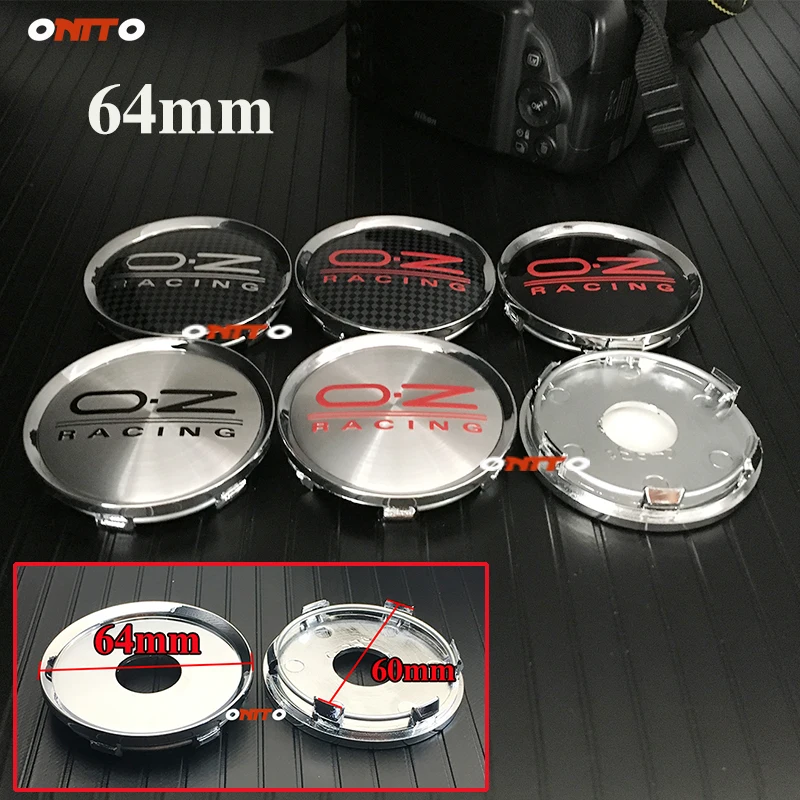 Car Styling OZ racing 56mm 60mm 64mm 135mm Wheel Rim Center Cap Badge Covers 5olors For BMW Toyota Honda Hyundai VOLVO | Автомобили и - Фото №1