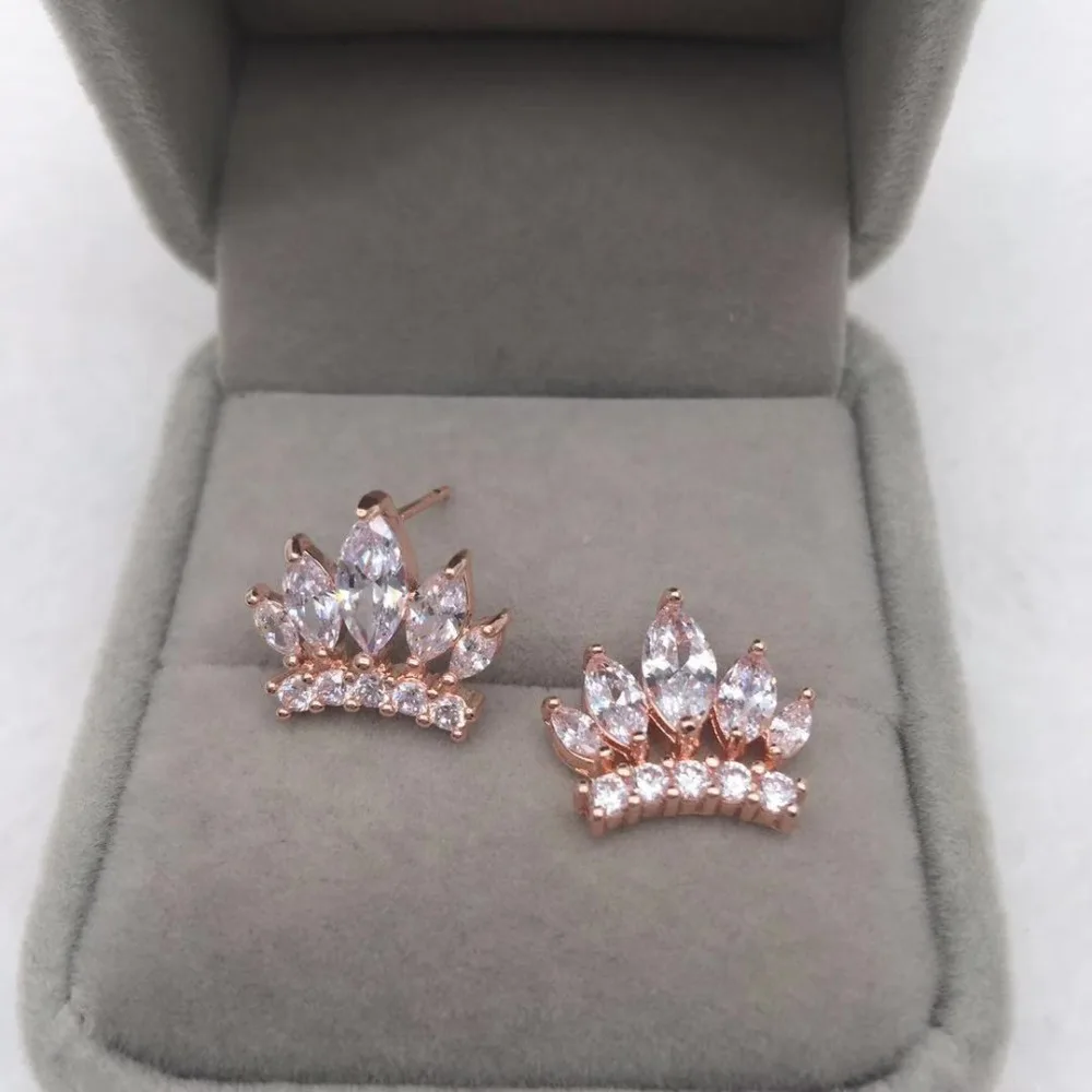 Серьги женские из серебра с цирконом модные ювелирные украшения для свадьбы