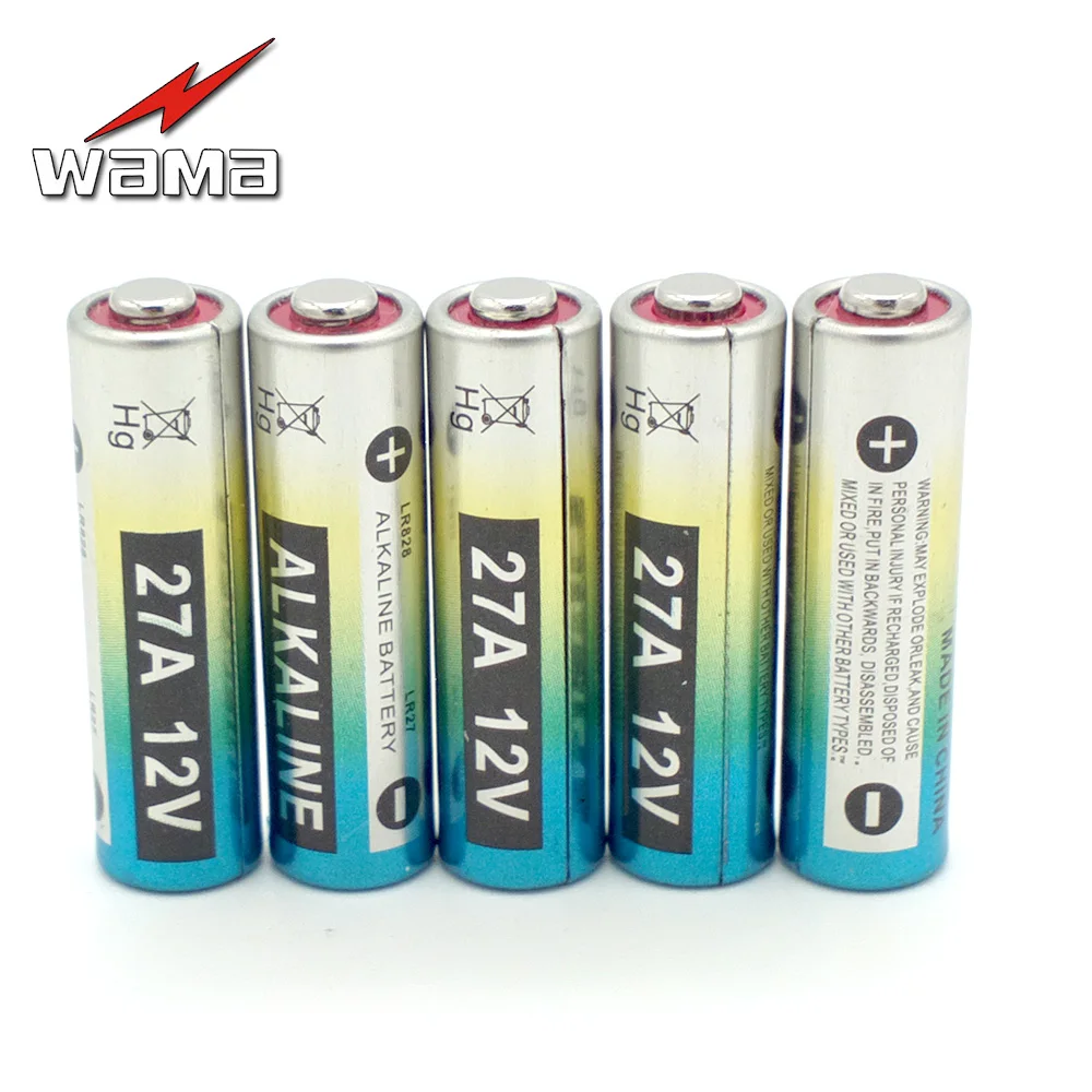 

5x Alkaline 12V 27A Primary Dry Batteries A27 27AE 27MN 25mAh Electronic Car Remote Toys Battery Wholesales New