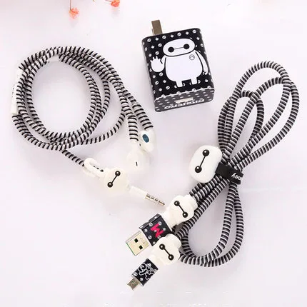 for Huawei no case Для Huawei mate 9 Защита для usb-кабеля зарядное устройство наклейка для наушников Sprial шнур протектор для mate 9 Pro/P10/P10 Plus намотка кабеля - Цвет: for Huawei no case