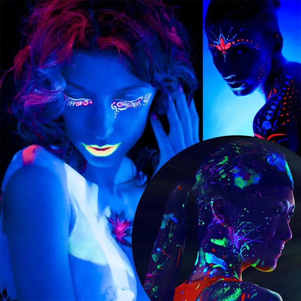 Краска для детей и взрослых 25 мл светящаяся мазь лица Экологически чистая