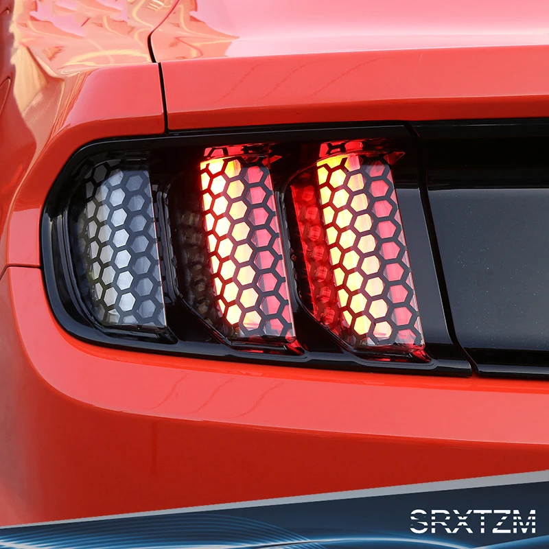 Для Ford Mustang 2015 2016 2017 украшение сотовый в виде пчелиных сот с Стиль крышка паста