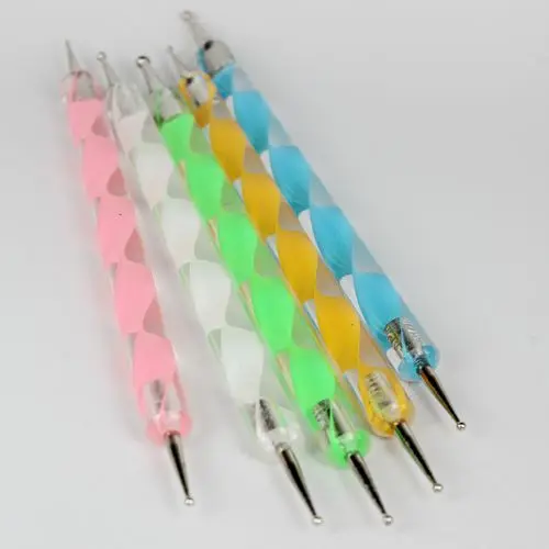 Бесплатная доставка Dotting Pen 5 шт./компл. 2 способа видов цветов маркетирование