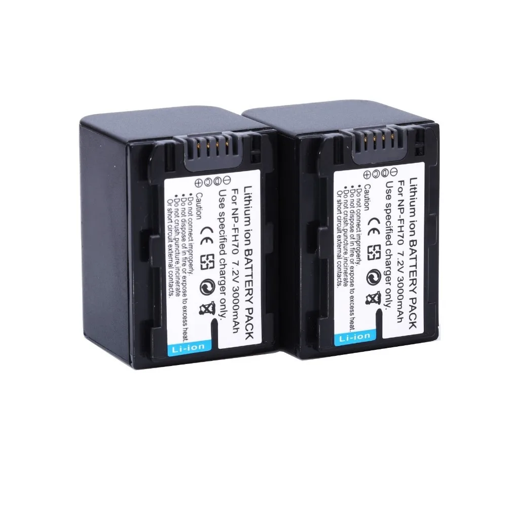 2*3000 мА/ч NP FH70 Li Ion Батарея/батарейный блок для Sony FH100 FH50 FH30 SR10E HC16 SR46E Бесплатная