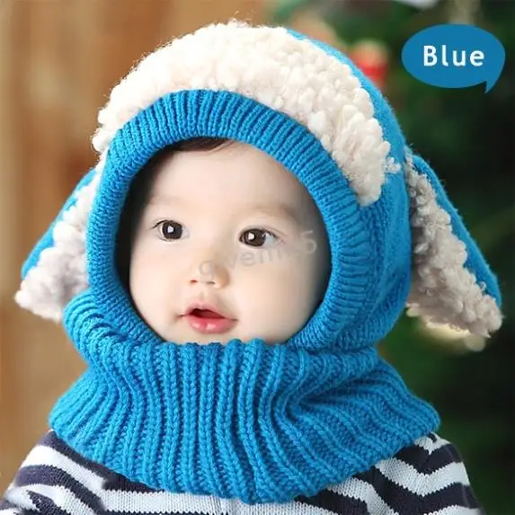 2014 Classic Knitted Cute Baby Cap Winter Beanie Headdress Head Warmer Kids Hat Top Quality Hot Sale | Тематическая одежда и