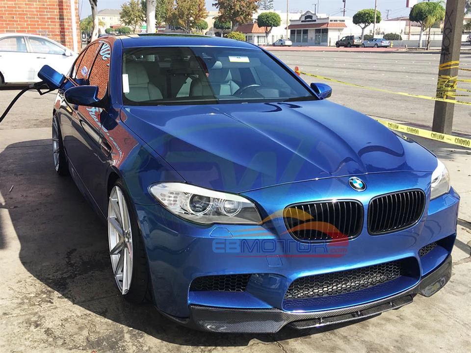 Неокрашенное Стекло переднего бампера спойлер для BMW F10 M5 B449F|Панар-штанги| |
