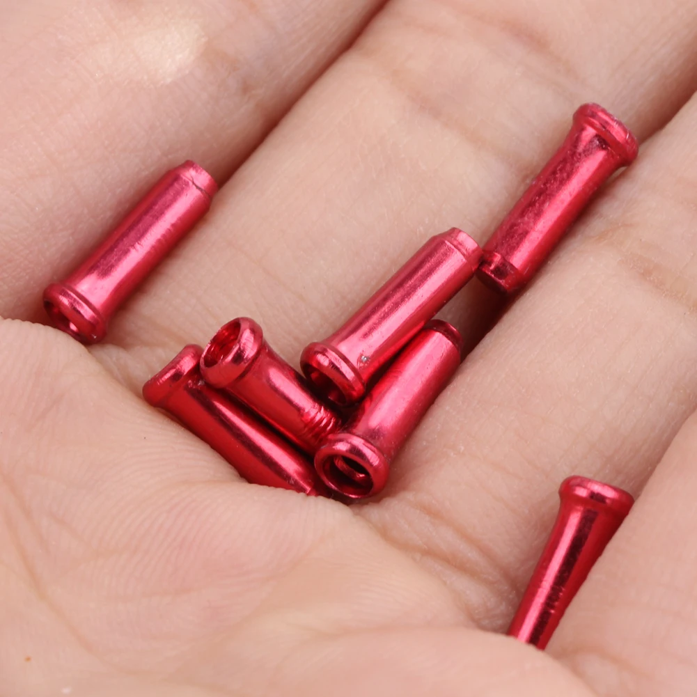 Наконечники тормозного троса для велосипеда алюминиевые наконечники