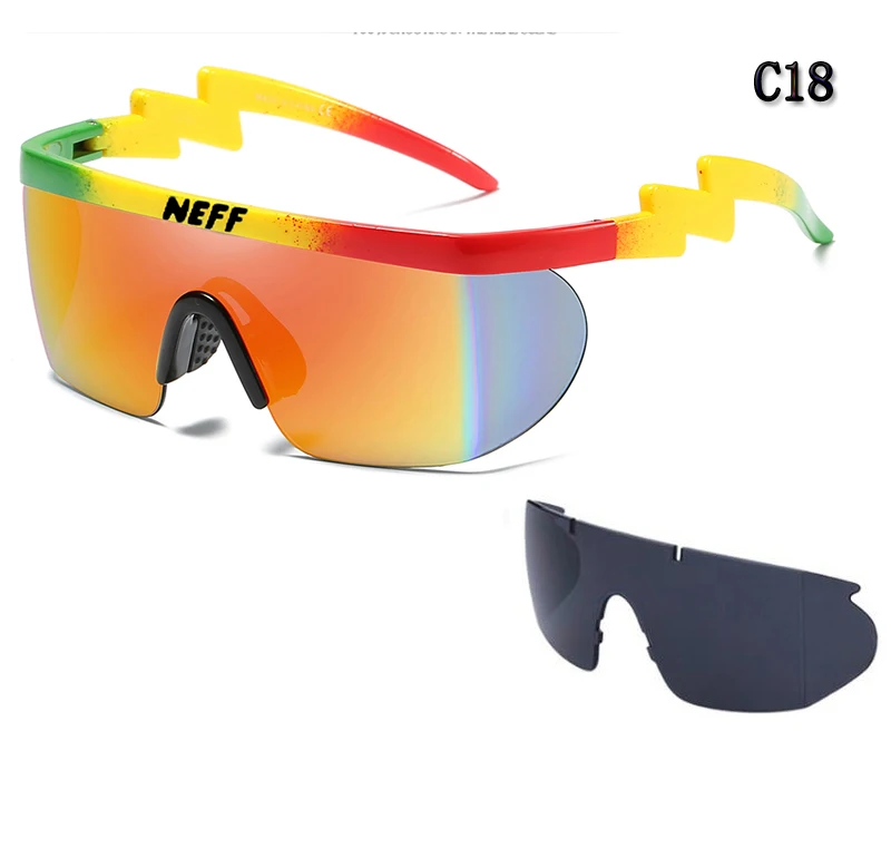 30 шт. оптовая продажа! Мужские/женские солнцезащитные очки NEFF модные брендовые