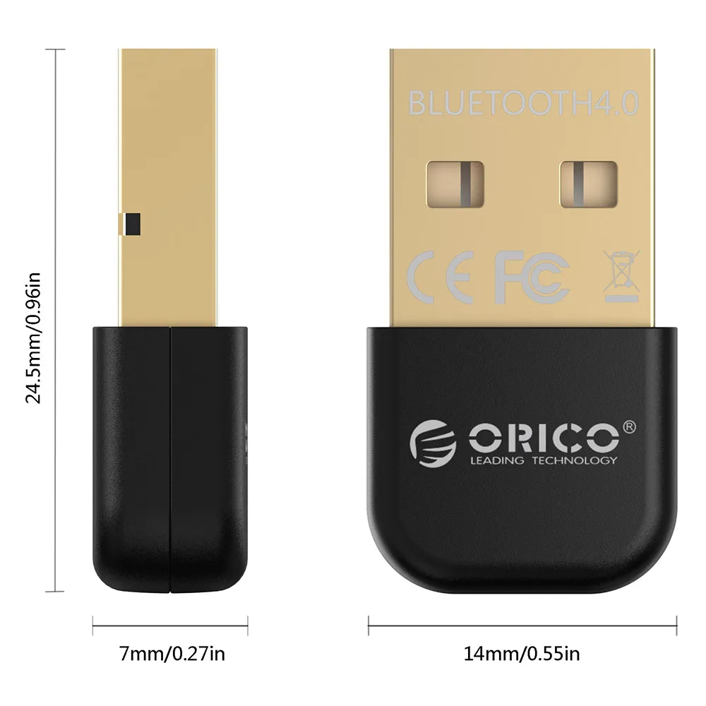 ORICO USB Bluetooth 4 0 адаптер для ПК ноутбука 10/XP/Vista беспроводной ключ Аудио приемник