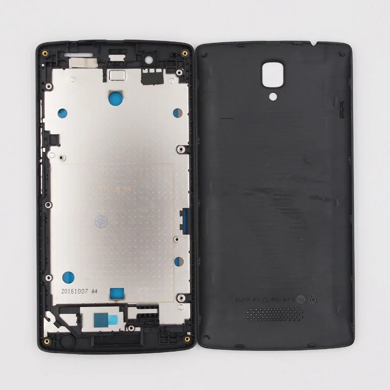 BaanSam Передняя рамка батарея Дверь задняя крышка корпус чехол для lenovo A2580 A2010 без кнопки громкости