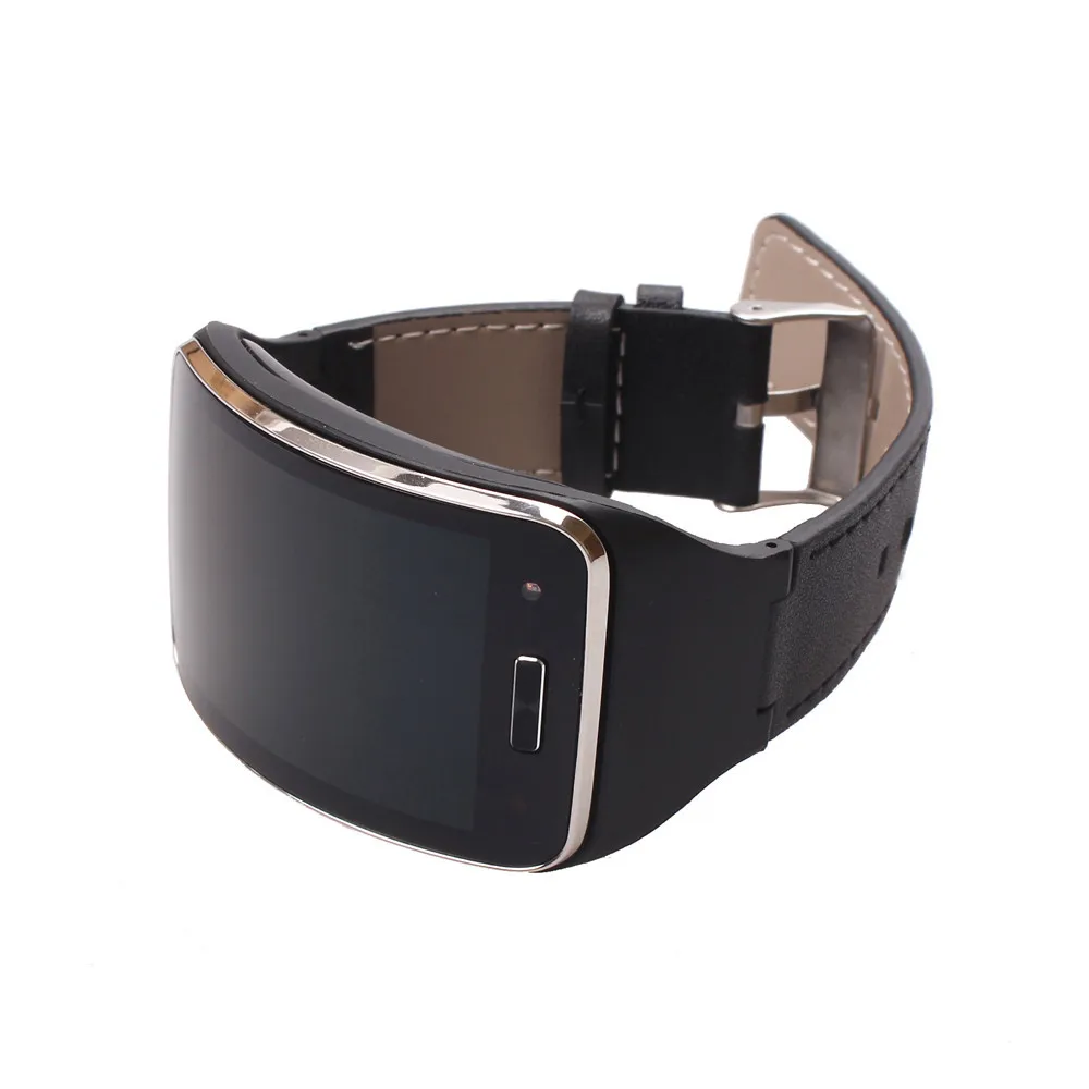 Часы из натуральной кожи ремешок для samsung gear S SM-R750 смарт Высокое качество G180
