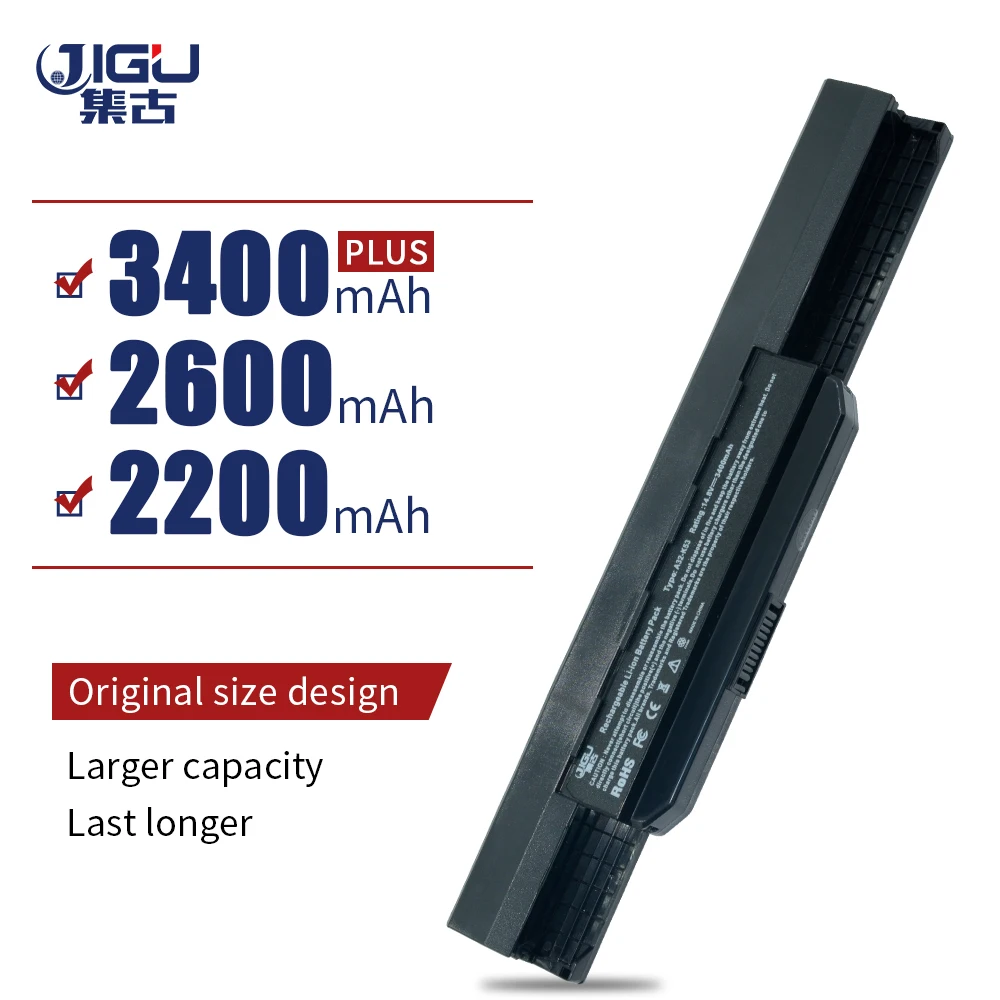 

JIGU New 4Cells Laptop Battery For Asus A43 A53 K43 K53 X43 A43B A53B K43B K53B X43B Series A32-K53 A42-K53