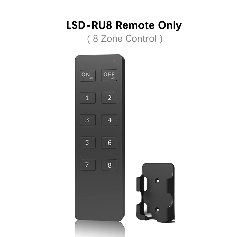LSD-RU8 Remote Only Светодиодный диммер 12 В 24 В ШИМ 2,4G светодиодный сенсорный RF беспроводной пульт дистанционного управления 36 в 48 в умный Wifi диммер контроллер для одноцветной светодиодной ленты - Цвет: LSD-RU8 Remote Only