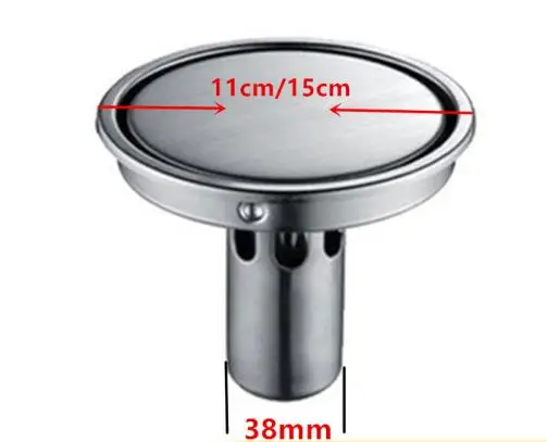 

Round 304 Stainless Steel Deep Water Deodorant Invisible Floor Drain Bathroom Floor Drain