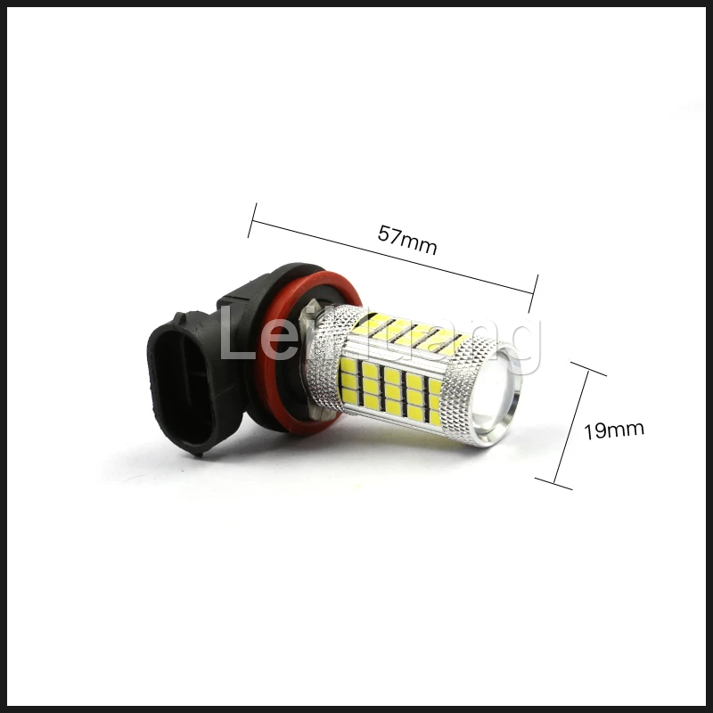 H11 2835 63 SMD LED 6000K Car Auto Projector Fog Driving Light Bulb White Source 12V Bright Than 33SMD | Автомобили и мотоциклы