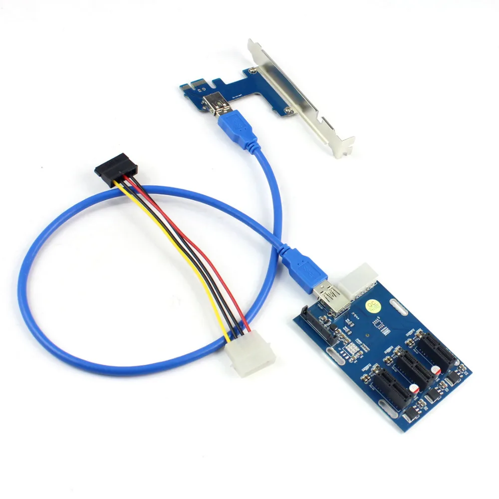 PCIe 1 3 pci express 1x Слоты Райзер карты mini ITX внешний e адаптер pcie и подключает факторов