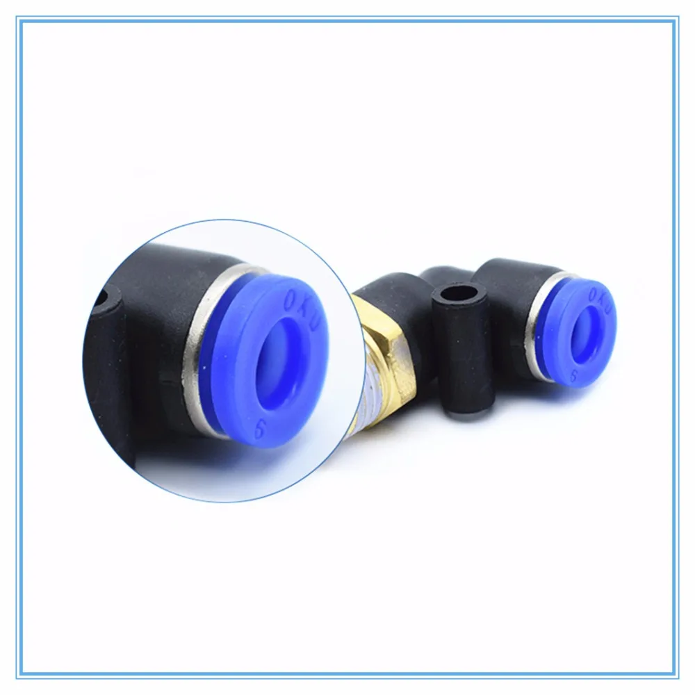 4 6 8 10 12 мм отверстие для M5x0.8 1/8 &quot1/4&quot 3/8 &quot1/2&quot наружная резьба Пневматические