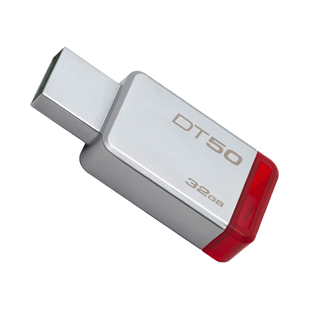 Kingston DataTraveler DT50/32 GB-память (USB 3 0 DE 32 GB usb type-A Tipo Llave) color Plata y Rojo | Компьютеры и офис
