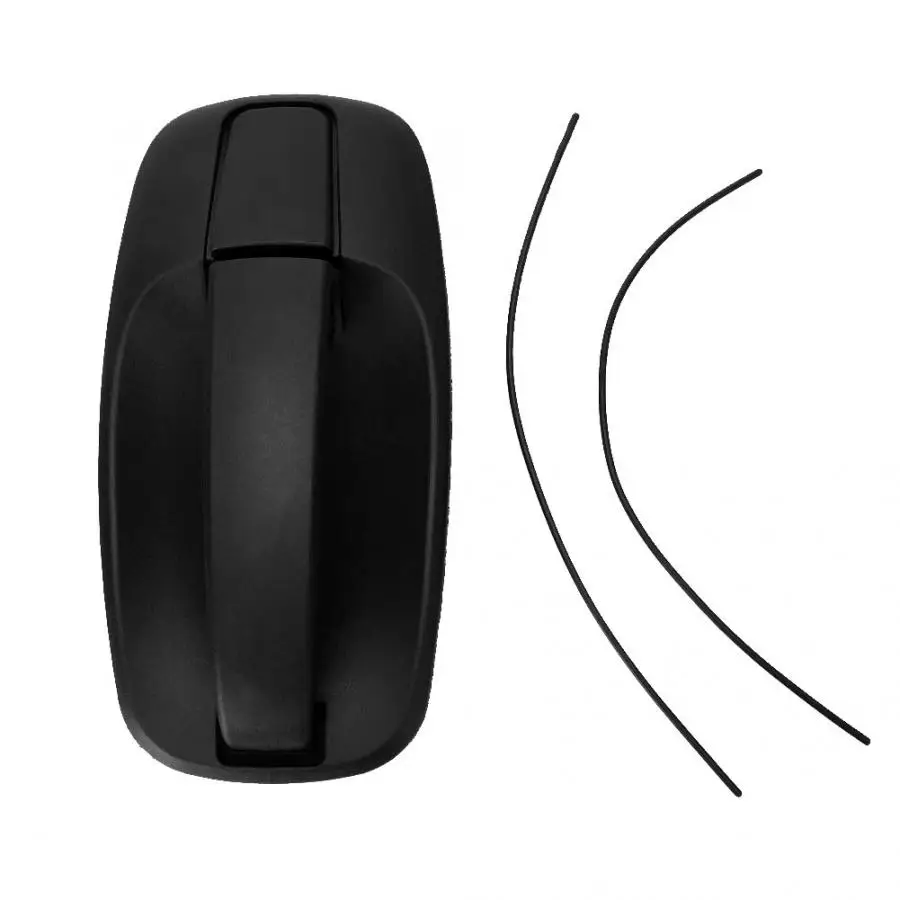 Черная задняя ручка для межкомнатной двери Левая Правая универсальная подходит