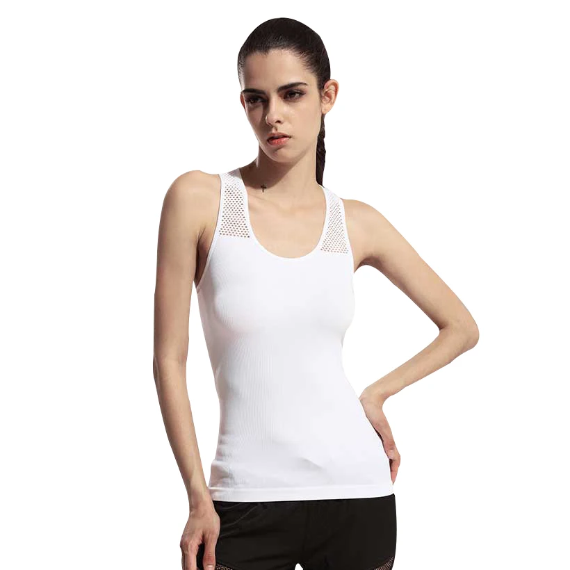 Женская майка для йоги с вырезом на спине пробежек женский топ бега спортивный