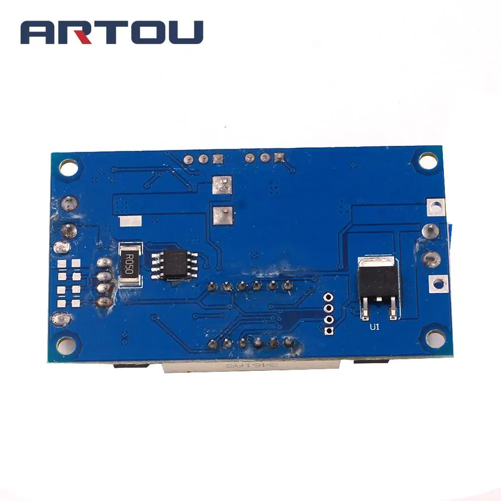 USB понижающий преобразователь для аккумулятора с вольтметром