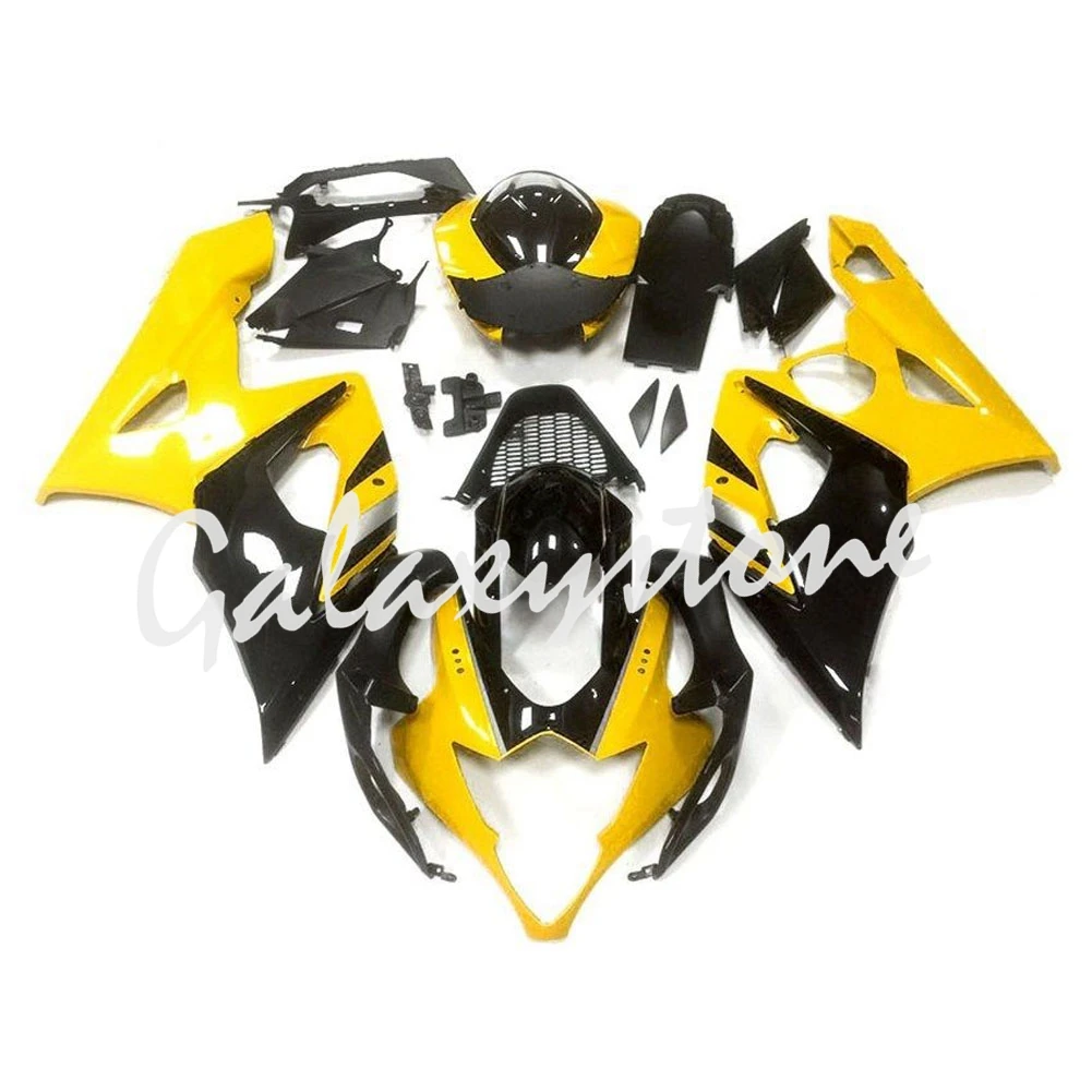 Инжекторный обтекатель набор для Suzuki GSXR1000 2005 2006 K5 желтый и черный