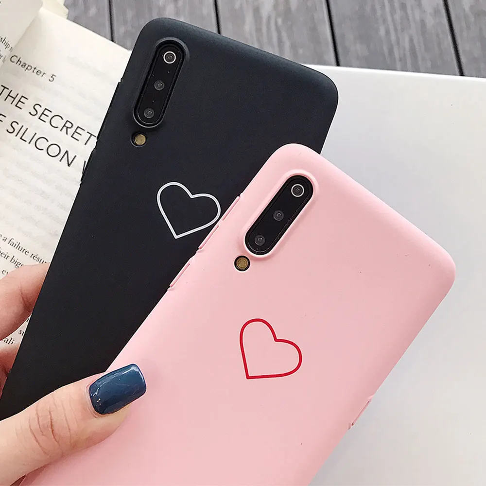 KISSCASE Чехол с сердечками для Xiaomi 9 8 SE Mi A1 A2 Lite Phone Redmi 7 6 Pro 6A Note 4X Pocophone F1