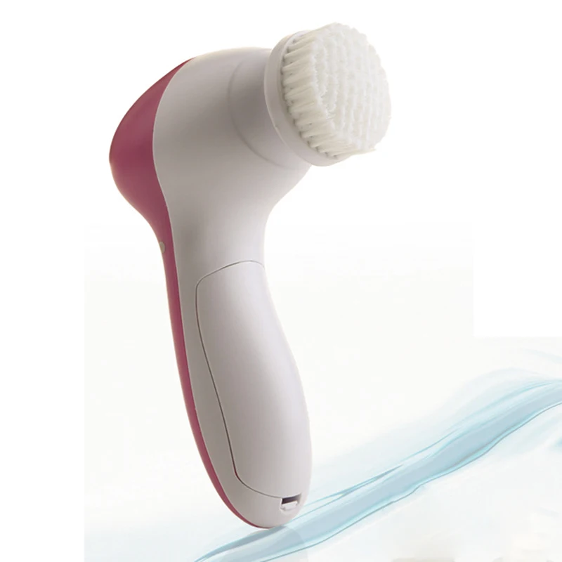 Pore Cleaner Body Cleaning Massage 5 in 1 Electric Wash Face Cleansing Machine Facial Mini Skin Beauty Massager Brush | Красота и