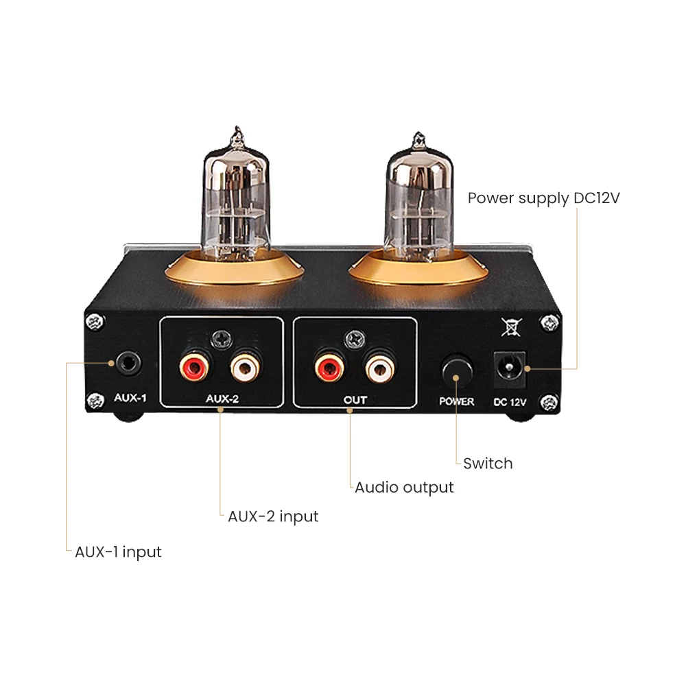 Hifi Fever Amplificador аудио Предварительный усилитель ламповый предусилитель 6N3 Мини ламповый усилитель музыкальный звук наушники предусилитель DIY домашний кинотеатр
