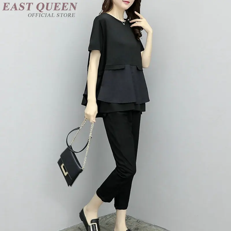 Женский комплект из 2 предметов штаны женская одежда брючный костюм женский двух