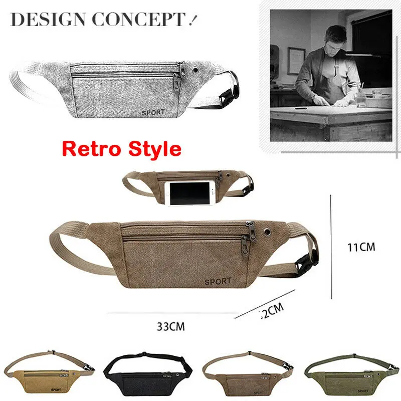 2019 модная прочная мужская повседневная портативная поясная сумка военная