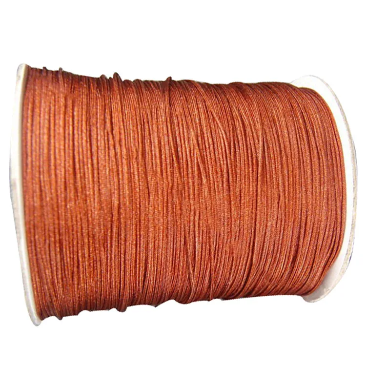 1 мм Красный Кофейный нейлоновый шнур погремушка плетеная нить веревка макраме
