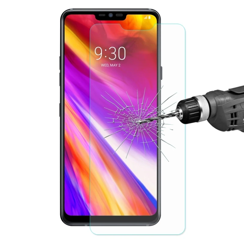 

ENKAY Hat-prince for LG G7 ThinQ 0.26mm 9H Surface Hardness 2.5D Tempered Glass Screen Film for LG G7 ThinQ glass