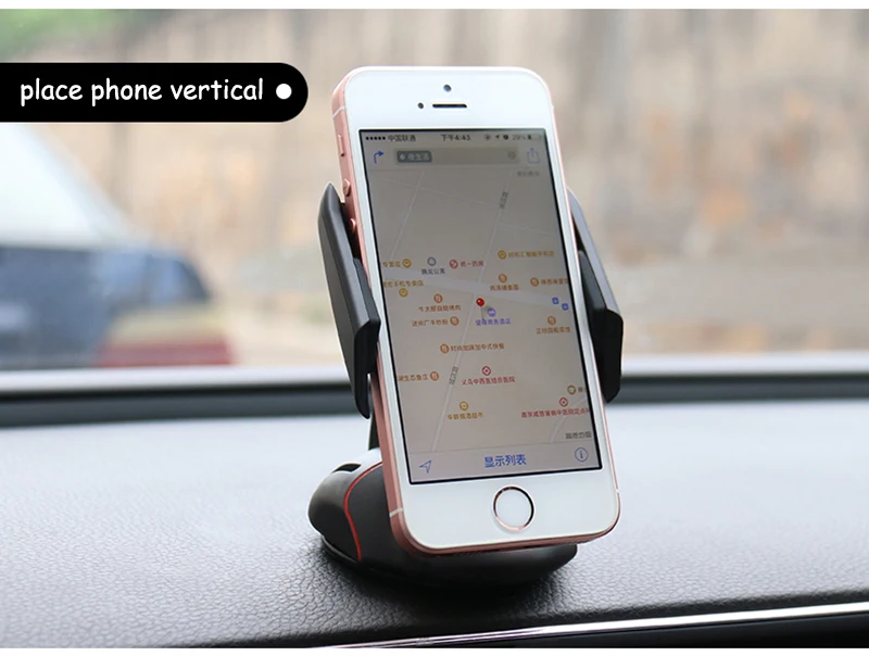 Держатель телефона для iphone Универсальный 7 6 5S автомобильный держатель 360 градусов ratotable Поддержка мобильный телефон в автомобиле стенд мышь дизайн