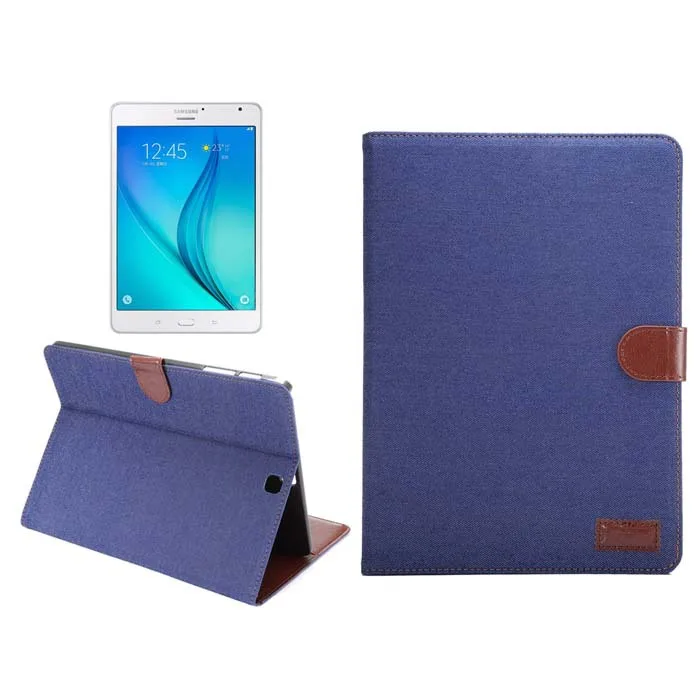 Ковбойский Джинсовый чехол книжка из искусственной кожи защитный подставка для