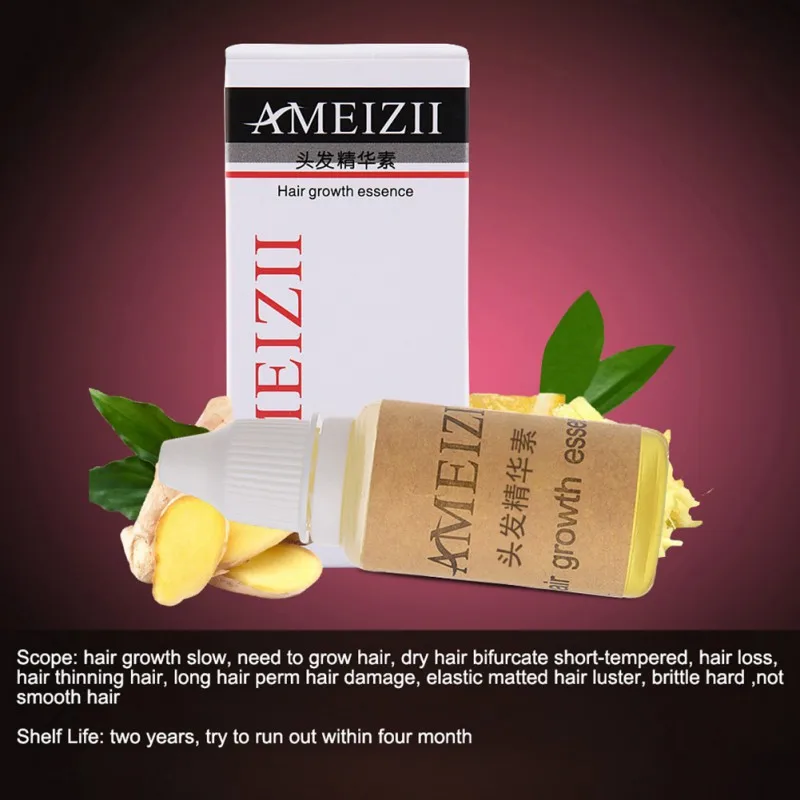 20 мл натуральный мягкий имбирь для роста волос эссенция против выпадения жидкий