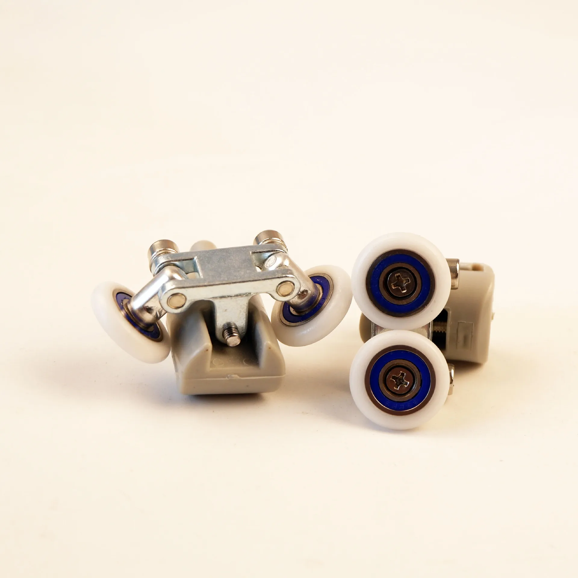 2 шт. нейлоновое верхнее и нижнее двойное колесо душевая комната шкив