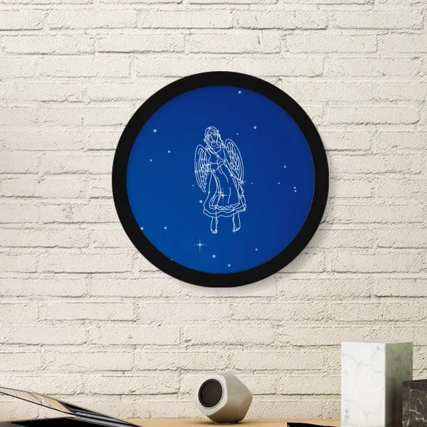 Leo Cancer Pisces Aquarius Телец созвездие Зодиак круглая фоторамка художественные принты картин домашняя Наклейка на