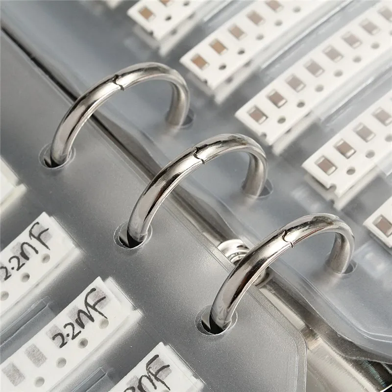 Новинка 1900 шт./лот 38 единиц x 50 штук 10PF22UF SMD SMT Чип конденсаторы образец резистора книга конденсатор Ассорти Комплект резисторов