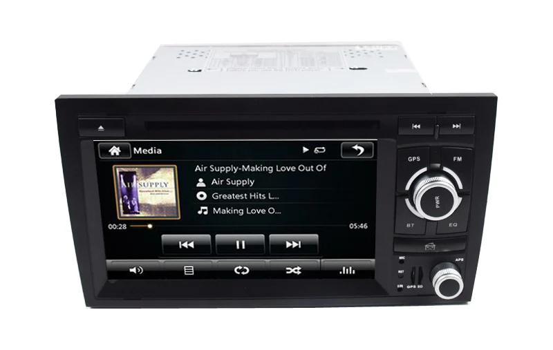 2din автомобильный DVD ВСП Navi для Audi A4 gps(2002-2008) Audi S4/RS4/8E/8F/B9/B7 с gps Bluetooth Радио RDS CAN шина карта