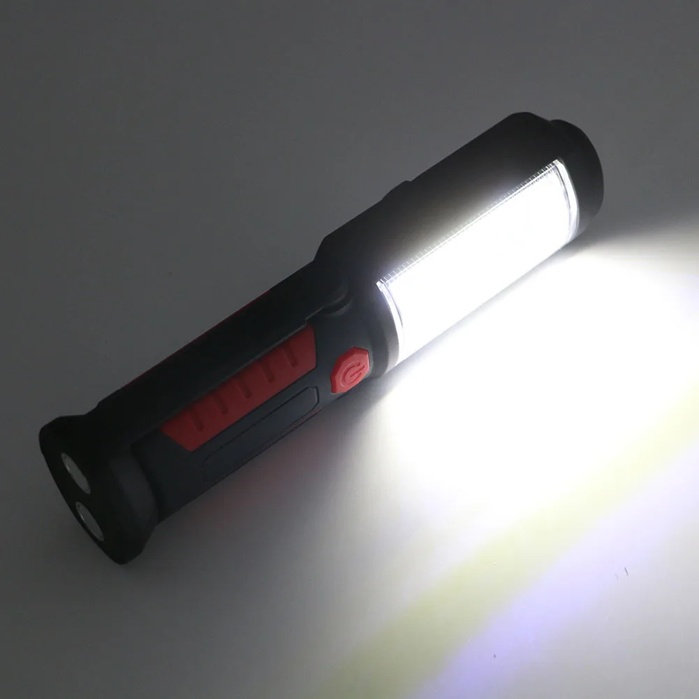 Наружная USB перезаряжаемая лампа COB светодиодная вспышка рабочий Магнитный