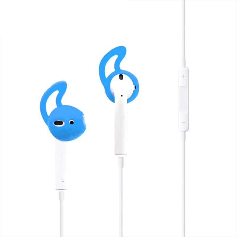1 пара подходит для беспроводной bluetooth гарнитуры Ушная Крышка Airpods Нескользящие