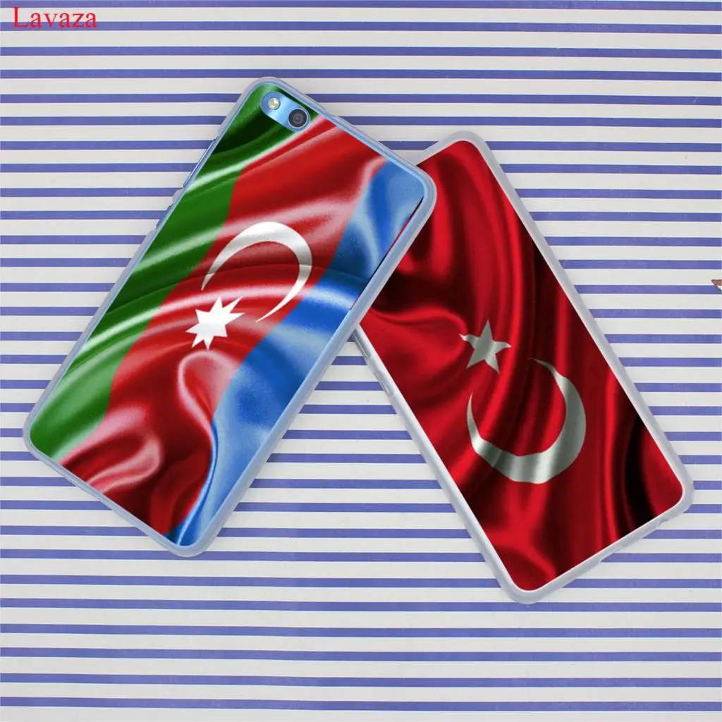 Жесткий чехол Lavaza с турецким красным флагом для Huawei P30 P20 Pro P9 P10 Plus P8 Lite Mini 2016 2017 P smart