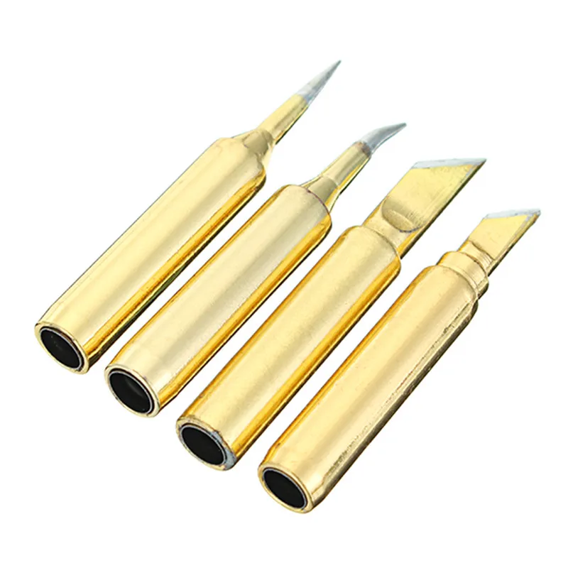 Высокое качество 4 шт Золотой свинцово свинцовый 900M серии паяльника наконечники