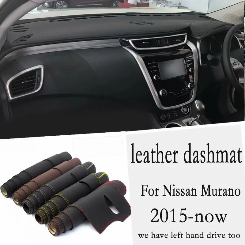 For Nissan Murano 2015 2016 2017 2018 2019 2020 Leather Dashmat Dashboard Cover Pad Dash Mat Carpet Custom Car-Styling RHD | Автомобили и