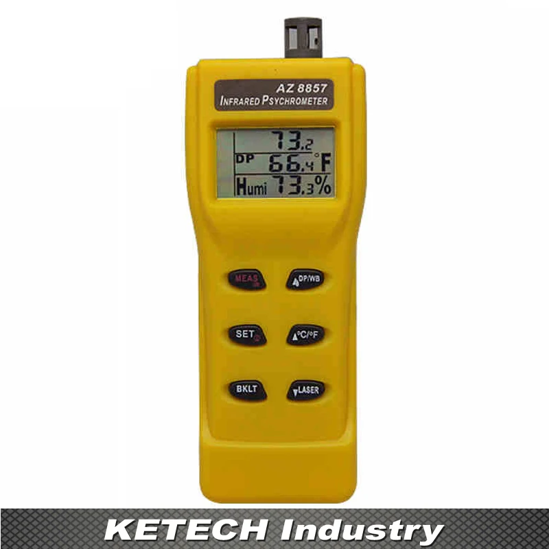 

AZ-8857 Digital Handheld IR Humidity Tester