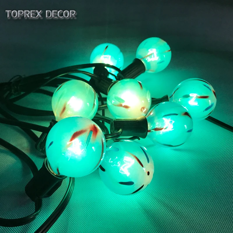 Toprex E12 patio lights длина 11 5 футов. Наружные гирлянды рождественские световые